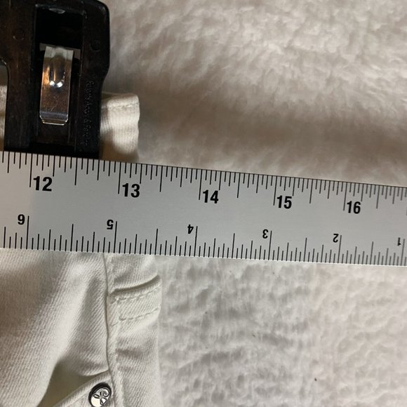 Sam Edelman The Stiletto Jeans Women's 26 White Stretch High-Rise 5-Pockets 8136 - Picture 6 of 9